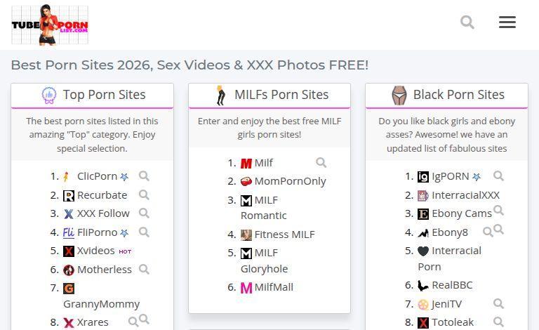 TubePornList Review: A Closer Look at Categories and Features